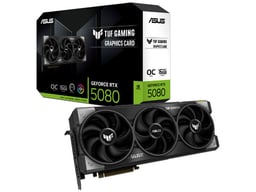 Tarjeta de Video ASUS TUF-RTX5080-O16G-GAMING/GeForce RTX 5080/16GB GDDR7/PCIe 5.0/HDMI/DP 1.4a/Tri Fan