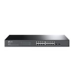 Switch TP-Link TL-SG2218 Administrable 16 Puertos RJ45 10/100/1000 MBPS+ 2 Puertos SFP 36 GBIT/S