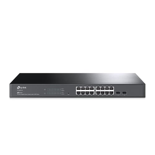 Switch TP-Link TL-SG2218 Administrable 16 Puertos RJ45 10/100/1000 MBPS+ 2 Puertos SFP 36 GBIT/S