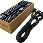 Adaptador 12VHPWR Tipo 2 Cooler Master CMA-NFPC16XXBK2-GL, Orientacion de 90°, 12+4 Pines PCIE 5.0, 650MM