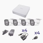 Kit ColorVu TurboHD Epcom KESTXLT4BC 1080P Lite/ DVR 4 Canales/ 4 Camaras Bala