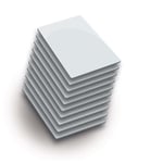 Paquete de 10 Tarjetas ID ZKTECO IDCARDNN, 125 KHZ/ 0.88MM/ Sin Folio Impreso/ A16060011