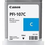 Tanque tinta canon PFI-107C cyan, 6706B001AA