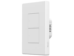 Apagador de Pared Sonoff M5-2C-120W de 2 Canales ON y OFF/Matter/WiFi 2.4GHz/Compatible con Google Home/Alexa/Apple Home/SmartThings/Hasta 5AMP por Canal