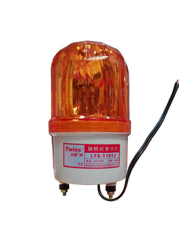 Luz estroboscopica giratoria WJJD/ alarma audible/ compatible con barreras vehicular/ motor deslizante