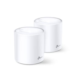 Sistema wi-fi 6 (AX) Mesh TP-Link Deco X20 (2pack), AX1800 doble puerto gigabit, 4 antenas internas y compatible con Amazon Alexa