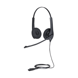 Auricular Jabra Biz 1500 Duo conexión QD, brazo flexible de 270°, micrófono con cancelación de ruido ideal para contact center (1519-0157), BIZ-1500-DUO-QD