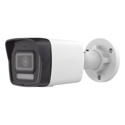 Cámara Bala IP Hikvision DS-2CD1043G2-LIUF/NEU de 4MPX/2.8MM/30M IR + 30M Luz Blanca/Micrófono Integrado/AcuSense Lite/IP67/H.265/PoE/Micro SD