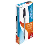 Caja con 12 piezas bolígrafo Papermate kilométrico negro