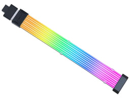 Cable Extensor Lian Li PW16-81W de 340 mm/para Tarjeta de Video/16 Pines/ARGB/Negro