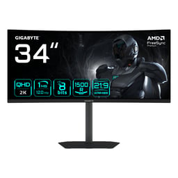 Monitor 34" Gigabyte GAMING34P LCD / Curvo / VA / HDMI / DP / 120Hz / 3440x1440 / 1MS / GS34WQCA