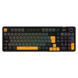 Teclado Inalambrico Mecanico Gamer Balam Rush Defeat Level Gk3 / RGB / Switch Yellow Pro / Español / Negro / BR-942492