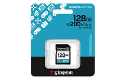 Memoria SDXC 128GB Kingston SDG4/128GB Canvas Go! Plus UHS-I/U3/V30/Clase 10