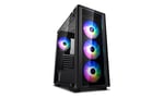 Gabinete Deepcool 16 Matrexx 50-AR-4F/ E-ATX/ Media Torre/ USB/ Cristal Templado/ Negro