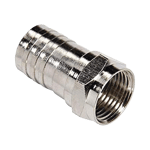 Conector F Macho de Anillo Plegable, Doble Blindaje Para Cable RG-6, TT-CON-534