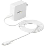 Cargador de Pared Con Puerto USB-C 60W Startech WCH1C Blanco