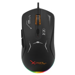 Mouse Alámbrico / Gamer Xzeal XST-401 7200DPI / 6 Botones / RGB / USB 1.5m / Color Negro / XSAMGA2B