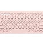 Teclado inalambrico Logitech K380 color rosa bluetooth, 920-009594