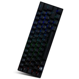 Teclado Gamer Alambrico / Mecanico / Munfrost Dark Moon / ARGB / Switch Gateron Blue / Español / Negro / MFKDMA1B