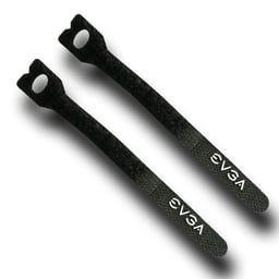 Organizador de Cables EVGA de Velcro (2pz) Negro, K00K-00-000004