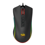 Mouse Gamer Redragon M711 Cobra Chroma RGB/ Óptico/ 8 Botones/ USB/ 10,000DPI/ Color Negro