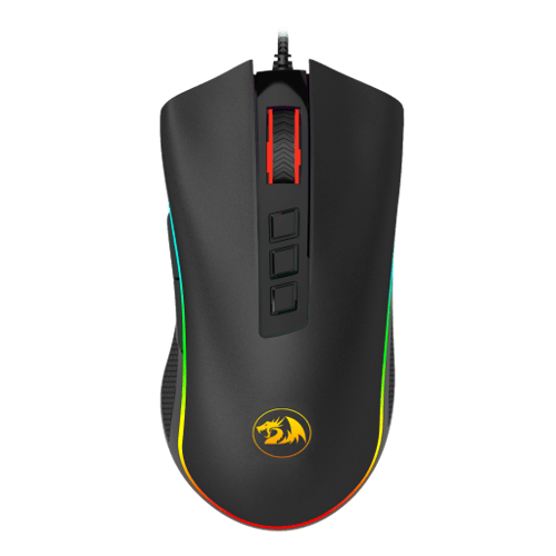 Mouse Gamer Redragon M711 Cobra Chroma RGB/ Óptico/ 8 Botones/ USB/ 10,000DPI/ Color Negro