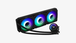 Sistema de Enfriamiento Liquido Aerocool Mirage L360 Color Negro, ARGB, 3X1200MM, 2300RPM, 4710562757958