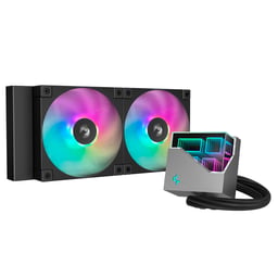 Enfriamiento Líquido Deepcool LT240 ARGB 2X120MM Color Negro