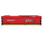 Memoria DDR3 4GB 1600MHZ Kingston Fury Beast Red KF316C10BR/4 Non-ECC CL10