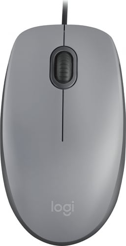 Mouse Logitech Óptico M110 Silent, Alámbrico, USB-A, 1000 DPI, Gris