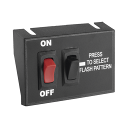 Switch Universal de Encendido/Apagado ECCO SW99 Control de Patrones de Destello/3.5''X2.15''/12 VCC