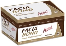Caja de Papel Para Copiadora Facia Bond 75GR Oficio Blanco con 5000 Hojas