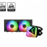 Enfriamiento Liquido MSI Mag Coreliquid C240, 240MM/ Negro/ Bomba-Radiador