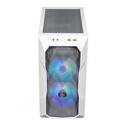 Gabinete Cooler Master Masterbox TD300 Mesh Blanco / Mini-Tower / Con Ventana ARGB / MATX / Sin Fuente / 2 x Ventiladores / TD300-WGNN-S00