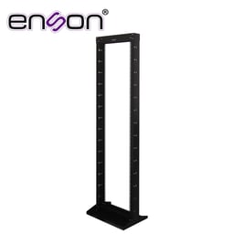 Rack Vertical Enson ENS-RACK244 DE 42UR/2 Postes Empotrable/Compatible Con Todos Los Accesorios de Racks y Gabinetes Enson/Color Negro