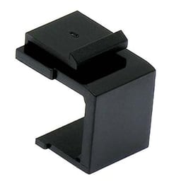 Paquete c/100 Piezas Inserto Keystone VC Color Negro, 037-328BK