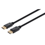 Cable Displayport 8K V1.4 a 60HZ 3M Manhattan 355582 Color Negro