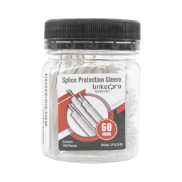 100 Piezas de Mangas Linkedpro LP-S-S-60 Para Fusion de Fibra Optica de 60 MM