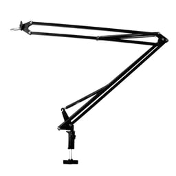 Brazo para Microfono Game Factor MAG500 Ajustable, Color Negro