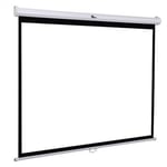 Pantalla para Proyeccion 100" Manual Qian Guding QPG-69502 Blanco Mate