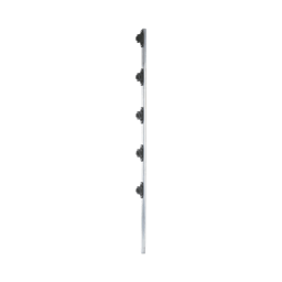 Poste de 1.2 m Yonusa FENCEPOST3 tubo de acero galvanizado con 5 aisladores de paso
