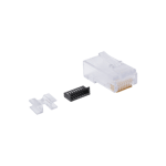 Paquete con 50 Piezas Plug RJ45 CAT6 Siemon P6U-8-8 para Cable UTP Calibre 23-26 AWG, Chapado en Oro de 50 Micras,