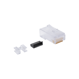 Paquete con 50 Piezas Plug RJ45 CAT6 Siemon P6U-8-8 para Cable UTP Calibre 23-26 AWG, Chapado en Oro de 50 Micras,