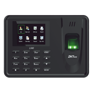 Control de Acceso ZKTeco LX40ZI/500 Huellas/Solo Idioma Inglés/183x135x36 mm/USB para Transferencia de Datos