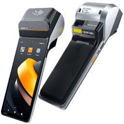 Terminal Portátil Sunmi V3SCAN 6.75"/3GB RAM/32GB Almacenamiento/Android 13/4G LTE/Wi-Fi Dual Band/Procesador Qualcomm Hexa-Core/Impresora Térmica 58MM/Escáner Láser 2D/NFC SoftPOS