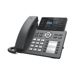 Telefono IP WI-FI Grandstream GRP2634 Grado Operador, 8 Lineas SIP Con 4 Cuentas, Pantalla a Color 2.8", Puertos Gigabit, Bluetooth, POE, Codec Opus, IPV4/IPV6 Con Gestion en la Nube GDMS
