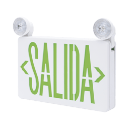 Letrero de Emergencia LED Dual de Salida SFIRE SFKDC860 Con Luz de Emergencia/Montaje Universal/Bateria de Respaldo Incluida