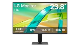 Monitor 23.8" LG 24U411B/LED/IPS/HDMI/VGA/1920X1080/FreeSync/144Hz/Negro/24U411B-B.AWM