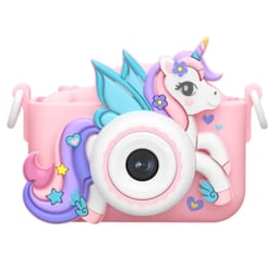 Camara Digital Infantil Necnon NCD-KIDS2 Unicornio Rosa 40MP / IPS / 2" / 4x Zoom / Flash Fotos Y Videos 30FPS HD / NBCKN404UR