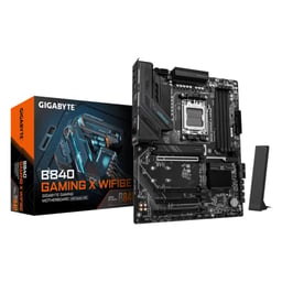 MB Gigabyte B840 GAMING X WIFI6E / Socket AM5 / DDR5 / HDMI / VGA / 256GB / Para AMD / ATX